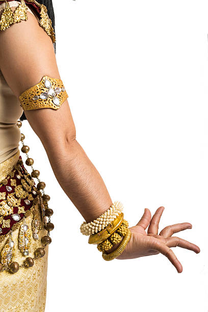 istock Hand of an Apsara dancer in Cambodia isolated on white 496230140