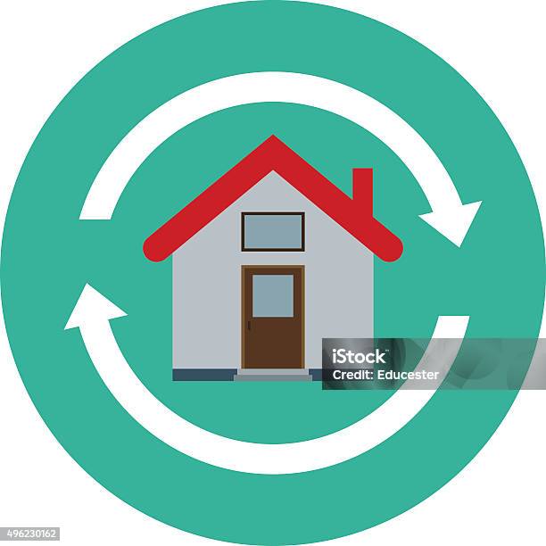 Home Replacement Colored Vector Illustration Stock Illustration - Download Image Now - 2015, DIY, Home Improvement