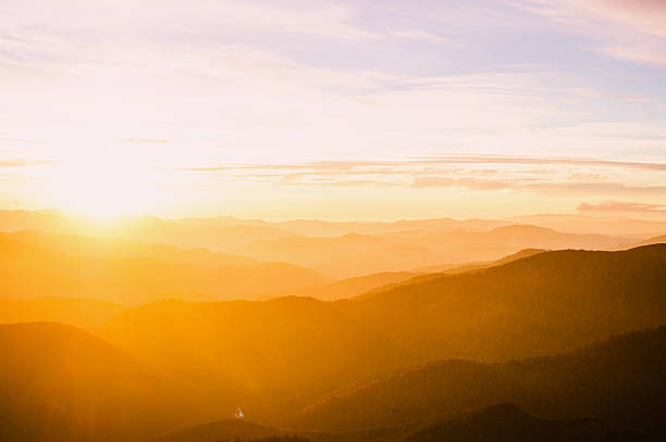istock blue color of mountains during sunset 496233416