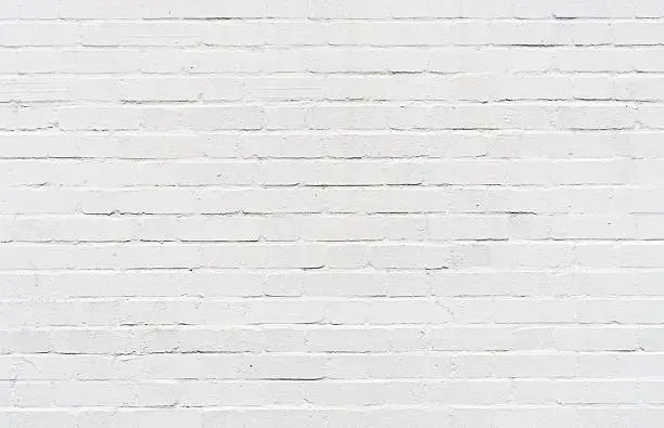 White brickwall surface for usage as a background