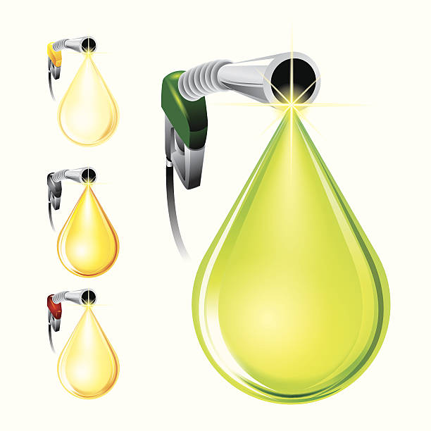 Oil drop concept - vector illustration Oil drop concept - vector illustration symbol fuel and power generation fossil fuel fuel pump stock illustrations