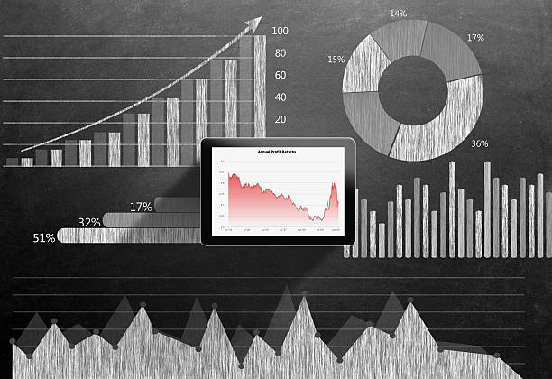 istock Global business growth Infographic drawn on blackboard 496237902