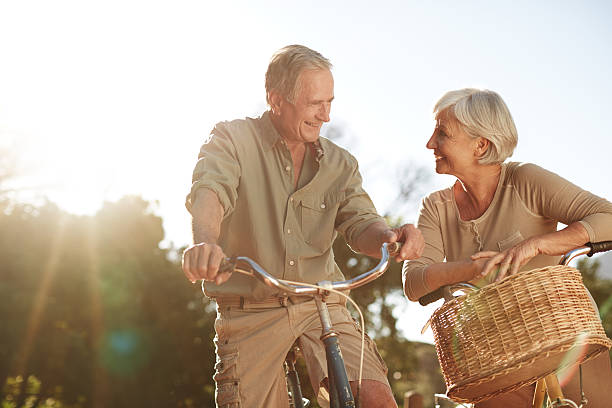 istock Cycling keeps them healthy and happy 496237942
