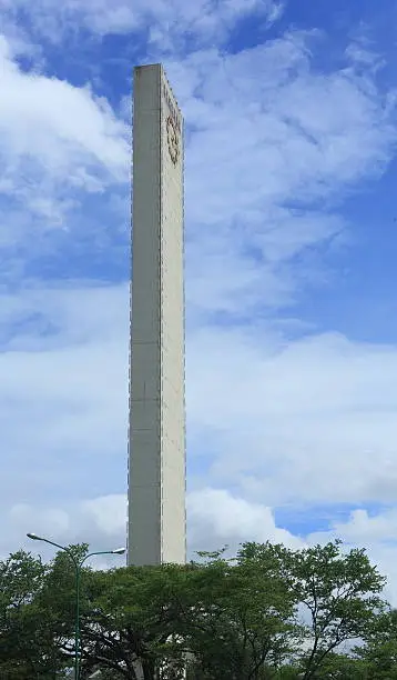 Iconic structure that identifies the city of Barquisimeto, Lara State, Venezuela. It is 75 meters tall, built in 1952, and a working clock. Its meaning is the integrity of the people in the country.