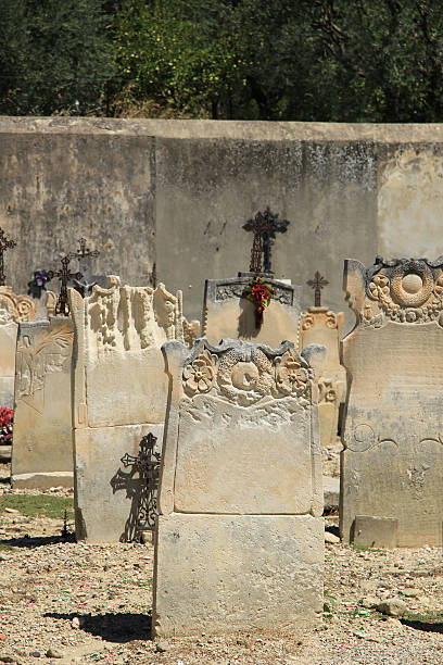 istock Old cemetery in the Provence 496243335