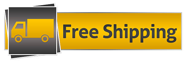istock Free Shipping With Van Yellow Black Horizontal 496253276