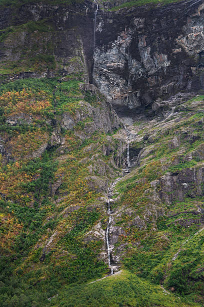 istock Waterfall in Geiranger fjord 496256504
