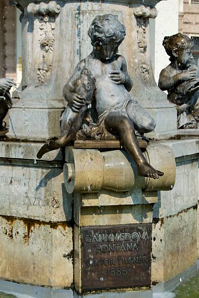 istock Ganymede Fountain in Bratislava 496259684