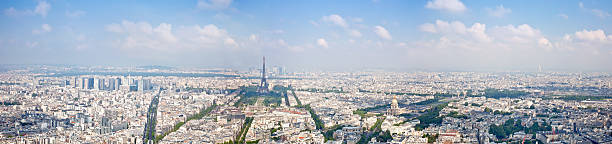 istock Panorama of city Paris 496260221