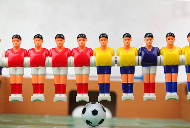 istock Foosball. football table 496261118