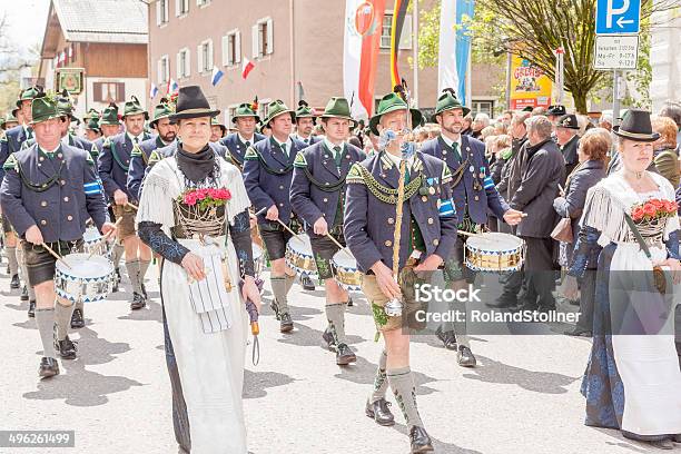 Miesbach Germany 0504 2014band At Year Day Of Shooters Stock Photo - Download Image Now