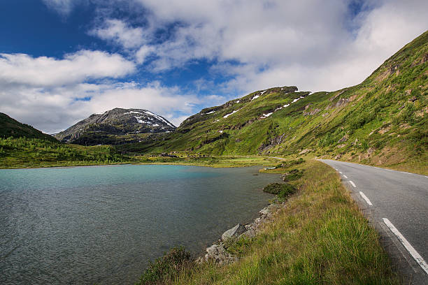 istock Turquoise lake in Jotunheimen national park 496261646