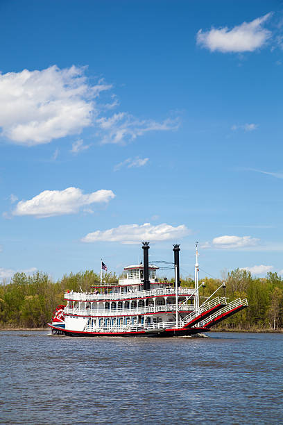 istock Paddle Wheel Riverboat on the Illlinois River 496262841