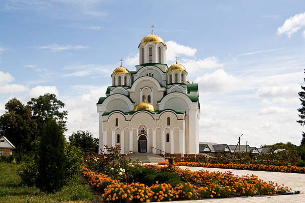 istock Skeet, Krasnohirskyy monastery, town Zolotonosha 496264250
