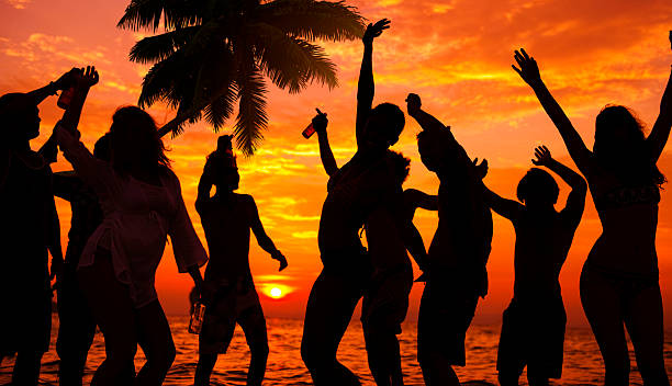 istock Silhouettes of Diverse Multiethnic People Partying 496265335