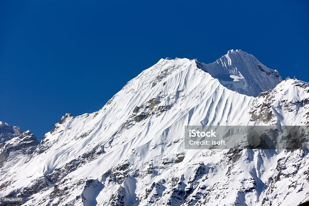 Kanchenjunga.  Everest circuito.  O Nepal motivos - Foto de stock de Acidentes e desastres royalty-free