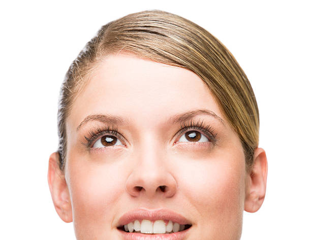 istock Latin woman looking up 496266487