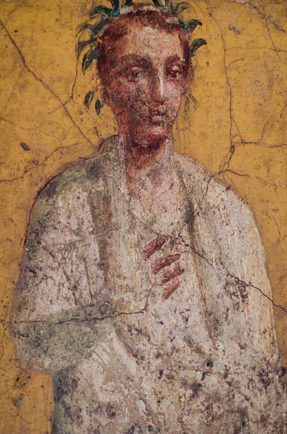 istock Fresco of  poet in Pompeii 496267099