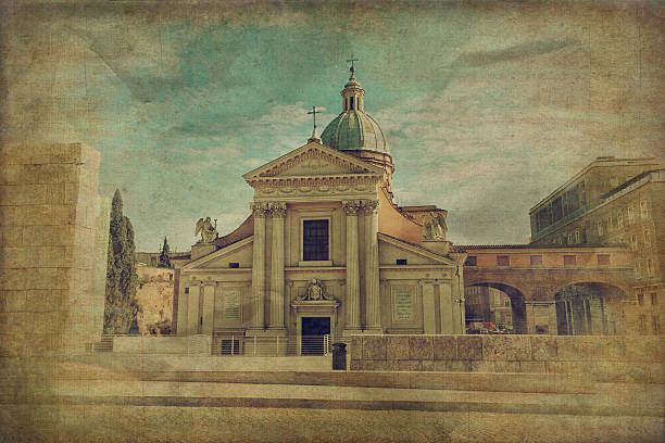 istock Church San Rocco in Rome, Italy 496267690