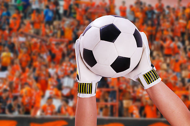 istock closeup goalkeeper super save on stadium light 496276924