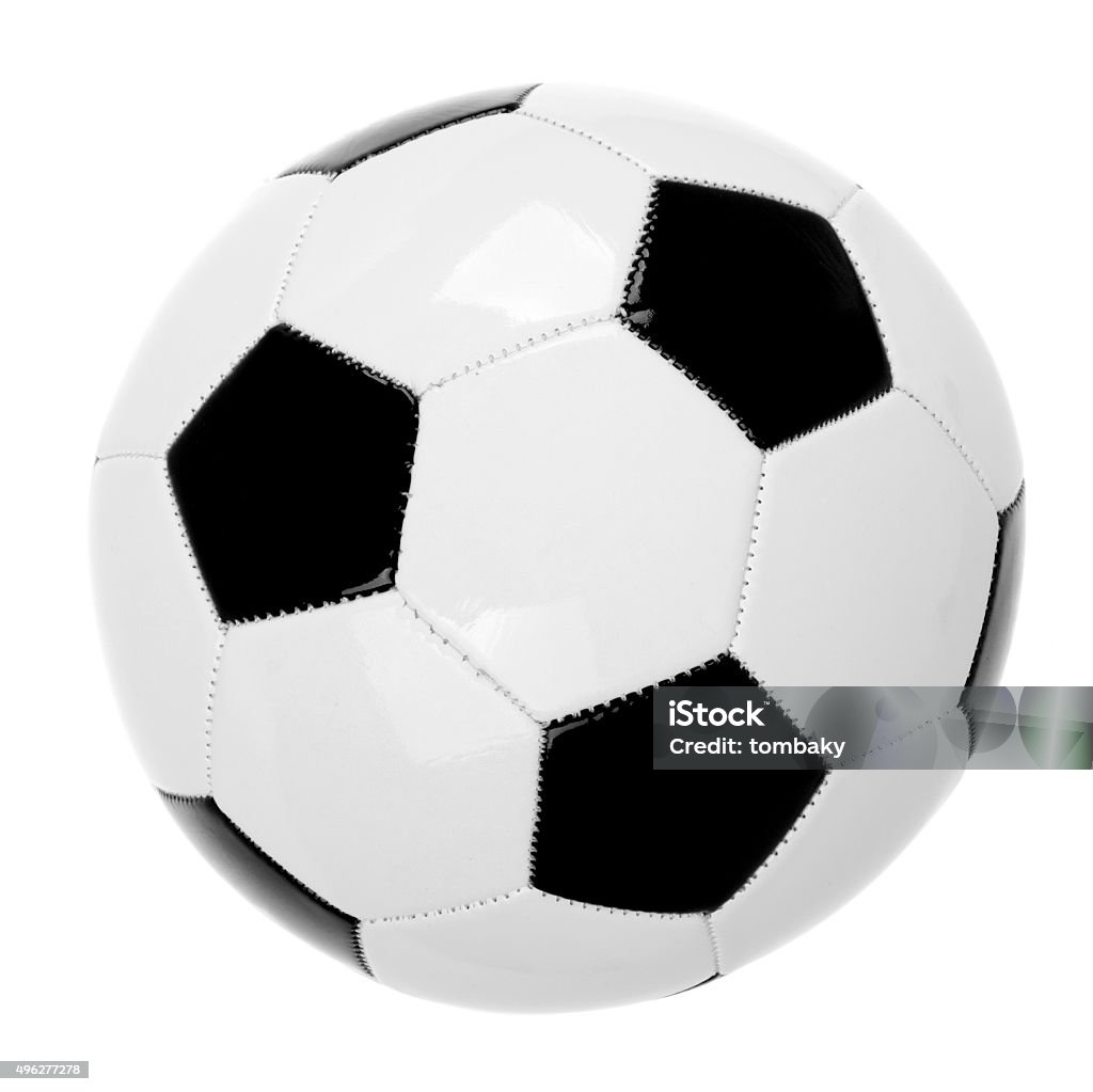 Ballon de football cuir - Photo de Ballon de football libre de droits