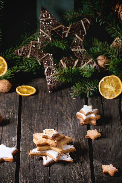 istock Christmas cookies with festive decor 496279162