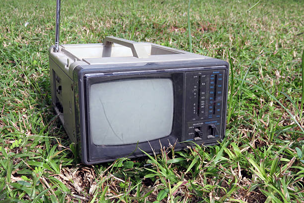 istock Old Mobile TV And Radio 496280772