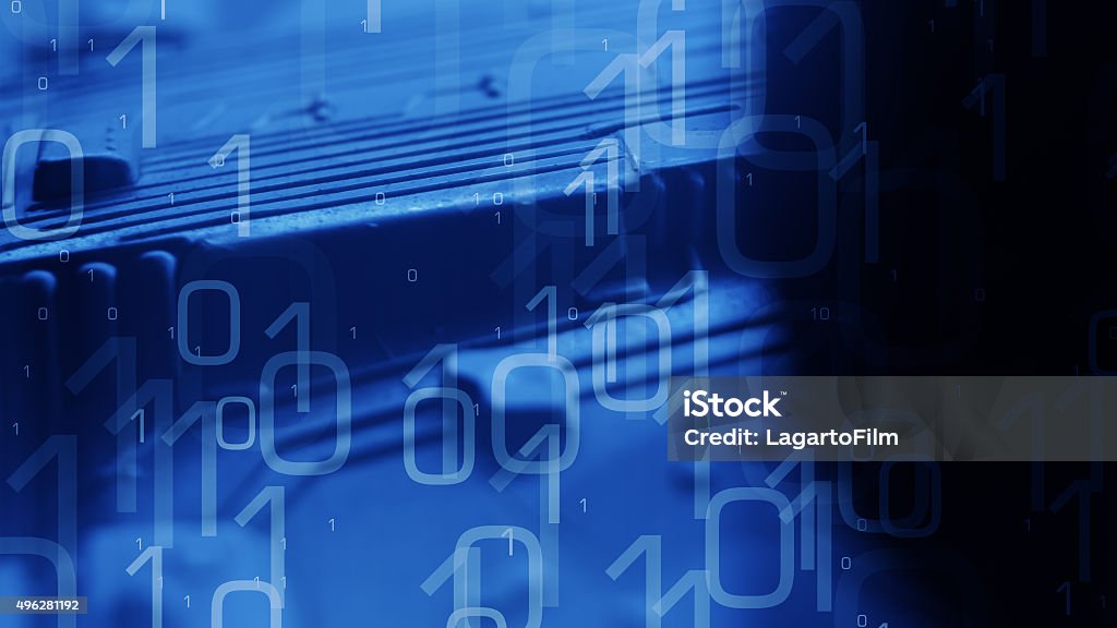 Futuristic Computer Code Background Futuristic Binary Code Background Stock Photo - Download Image Now ...