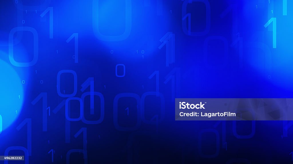 Abstract Binary Code Tech Background Stock Photo - Download Image Now ...