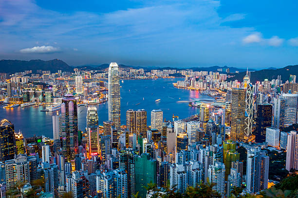 istock Victoria harbour of hong kong 496286212