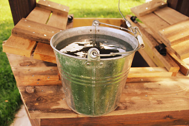 istock water well and bucket 496287330