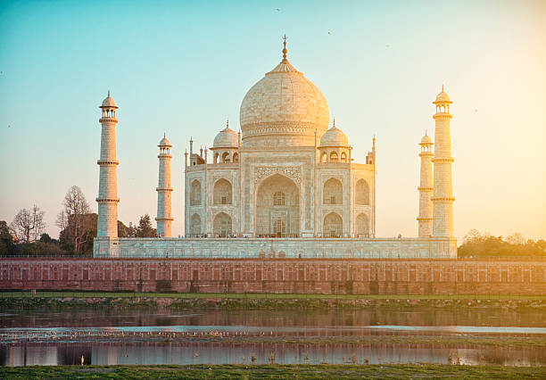 istock Taj Mahal, seen from the riverside. Agra. 496288088