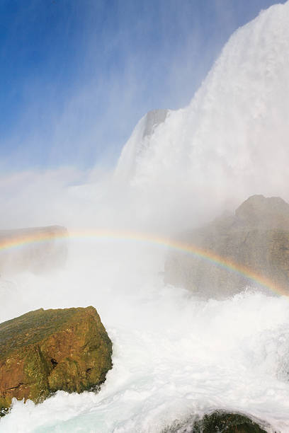 istock Rainbows at Niagara Falls American side with rainbow in mist 496289590