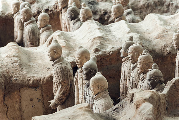 istock Terracotta Warriors in Xian, China 496290482