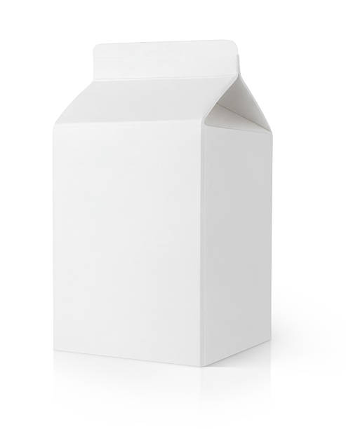 istock White blank milk carton package 496305719