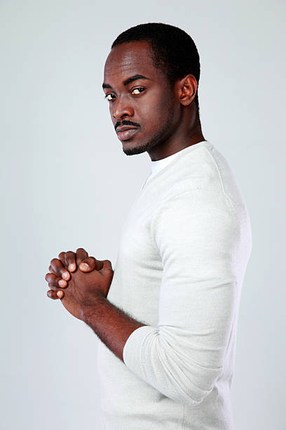 istock Side view portrait of a serious african man 496306777