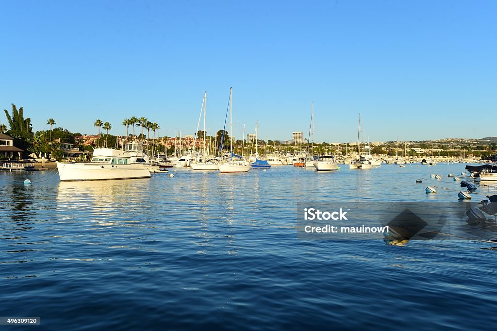 Newport Beach Balboa Island California Stock Photo