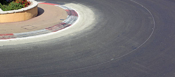 istock Monte Carlo open-wheel single-seater racing car Race Track 496309496