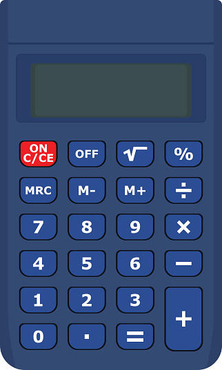 blue calculator