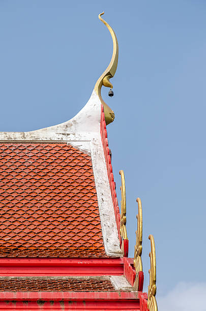 tetto del tempio di stile con gable apex sulla parte superiore - gable top tall foto e immagini stock