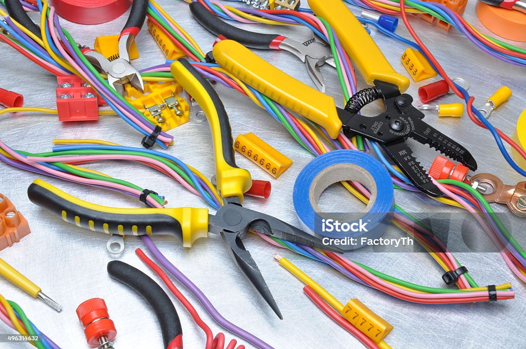 Components Tools Kit Electrical Tool And Component Kit Stock Photo - Download Image Now ...
