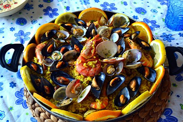 istock Food. Paella 496315760