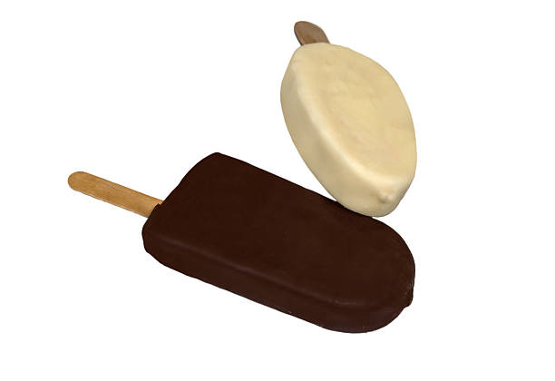 istock White and black chocolate ice creams isolated on white backgroun 496316610