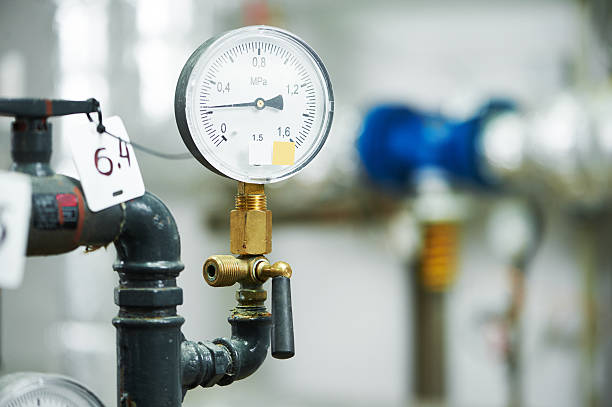 istock manometer in boiler room 496319134