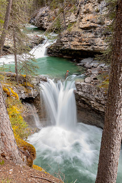 istock Scenic Johnston Canyon and Waterfalls in Banff NP 496321564