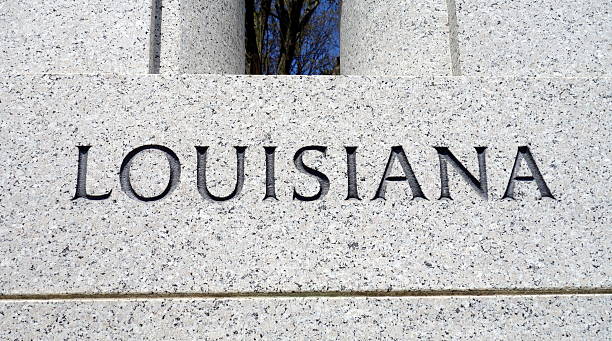 louisiana-schild - cajun food stock-fotos und bilder