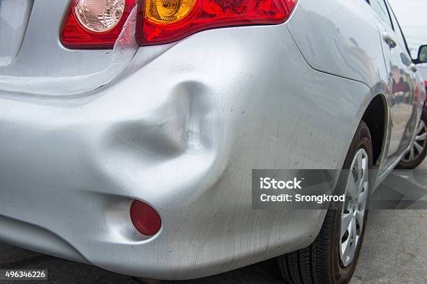 Car Damaged Stock Photo - Download Image Now - Car, Dented, Damaged