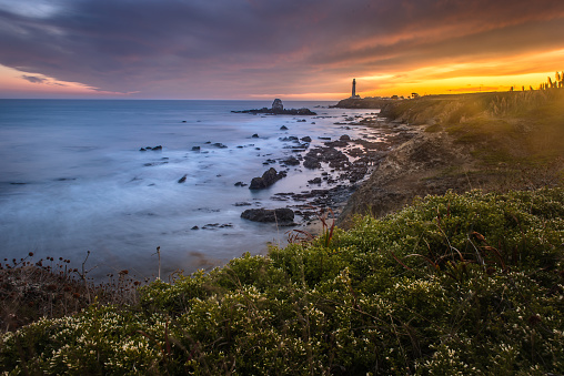 Pigeon Point Lighthouse, Landmark of Pacific coast