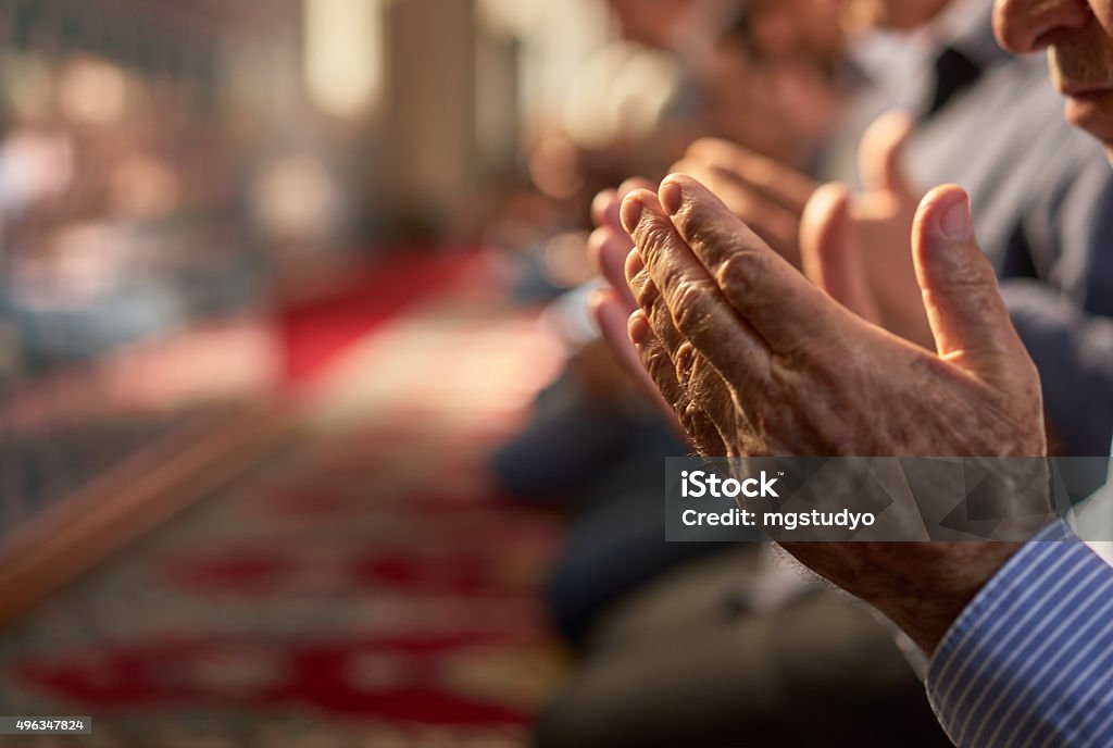 Muslim Friday mass prayer in Turkey Praying Stock Photo