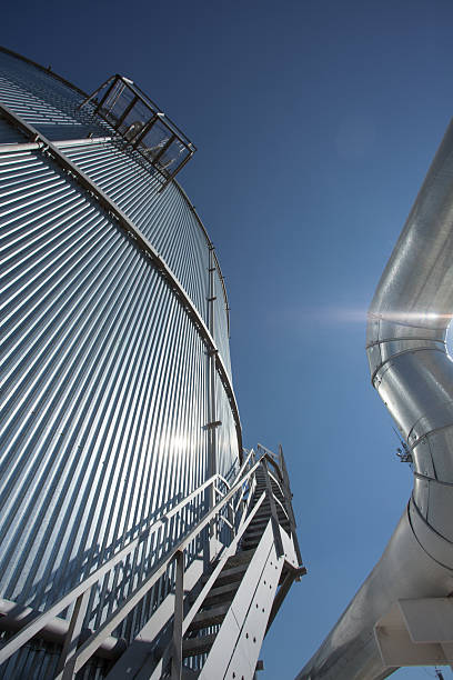 istock Industrial building with stairs 496348246